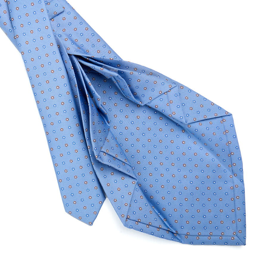 LIGHT BLUE 9 FOLD SARTORIAL SILK TIE