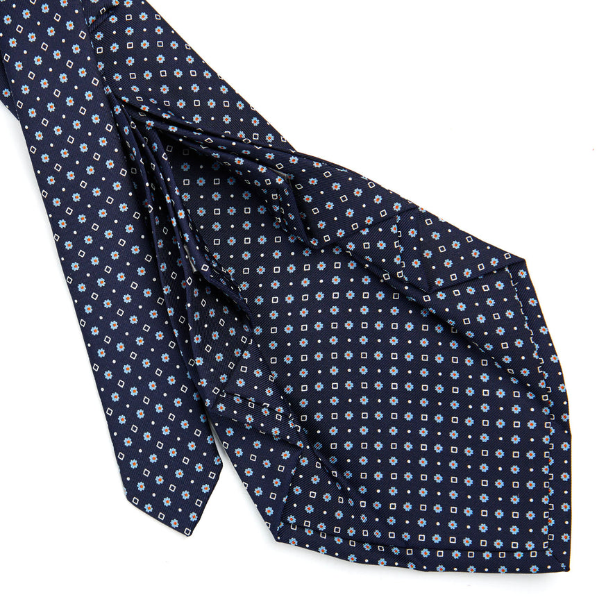 DARK BLUE 9 FOLD SARTORIAL SILK TIE