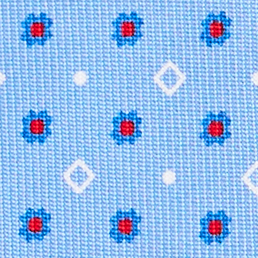 LIGHT BLUE 9 FOLD SARTORIAL SILK TIE