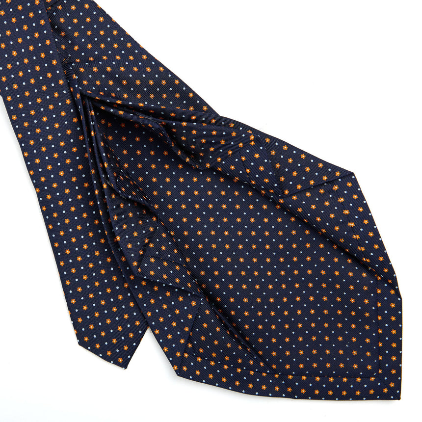 DARK BLUE 9 FOLD SARTORIAL SILK TIE