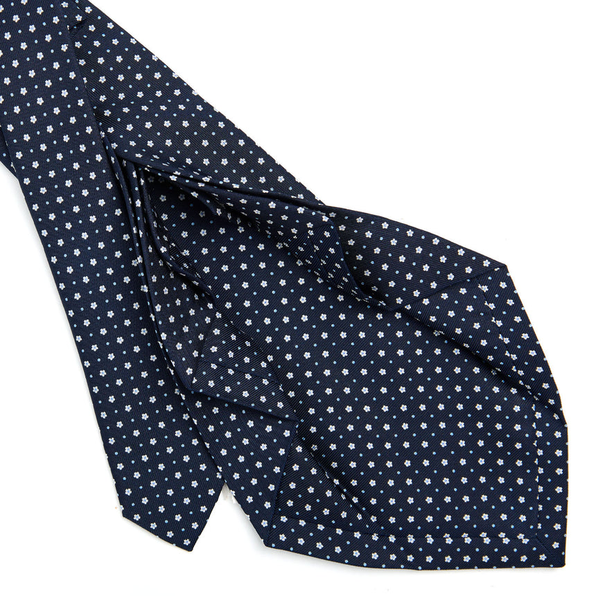 DARK BLUE 9 FOLD SARTORIAL SILK TIE