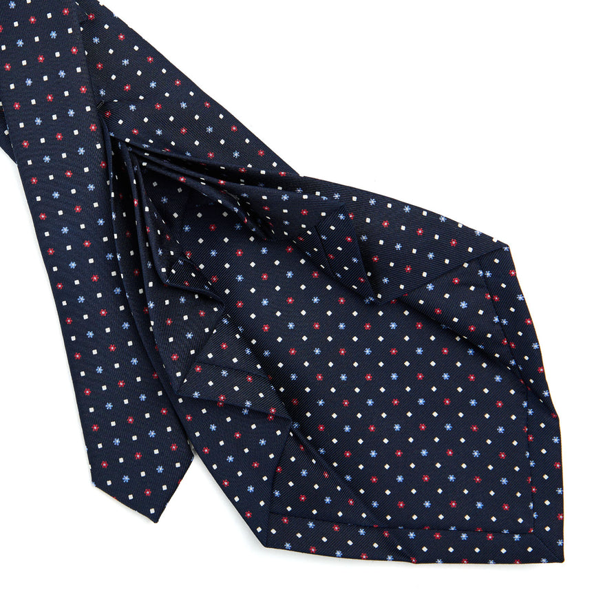 DARK BLUE 9 FOLD SARTORIAL SILK TIE