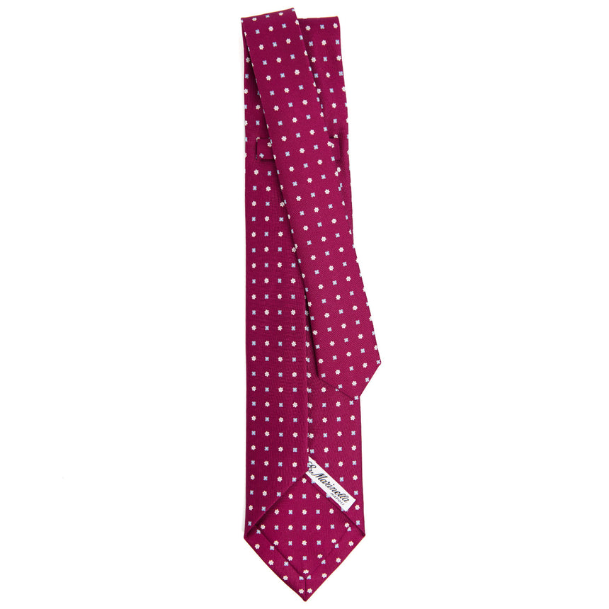FUCHSIA 9 FOLD SARTORIAL SILK TIE