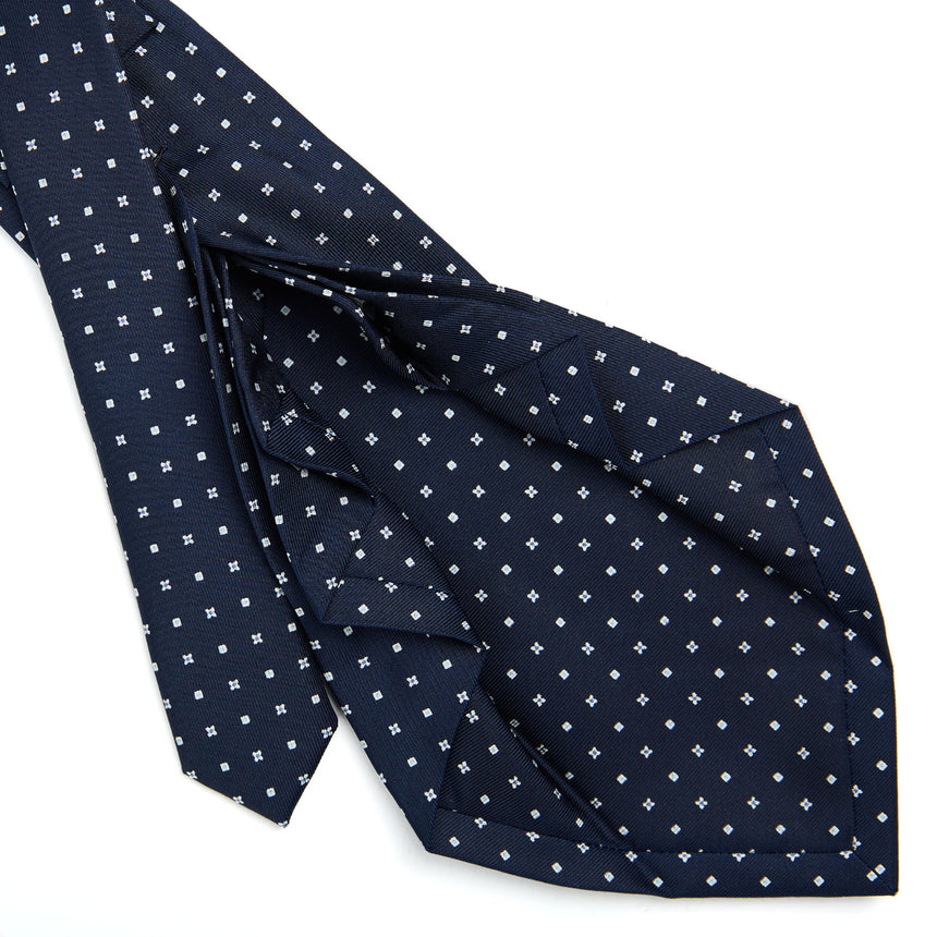 DARK BLUE 9 FOLD SARTORIAL SILK TIE