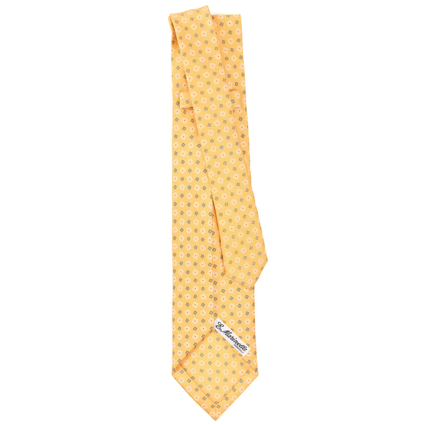 YELLOW 9 FOLD SARTORIAL SILK TIE