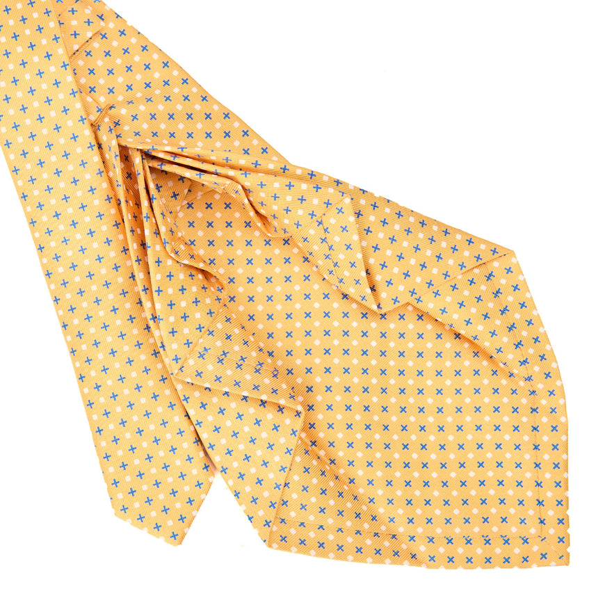 YELLOW 9 FOLD SARTORIAL SILK TIE