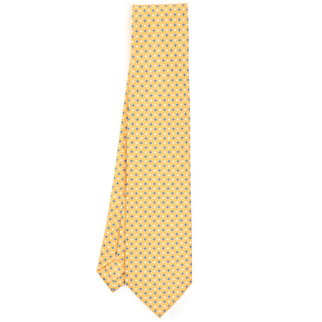 YELLOW 9 FOLD SARTORIAL SILK TIE