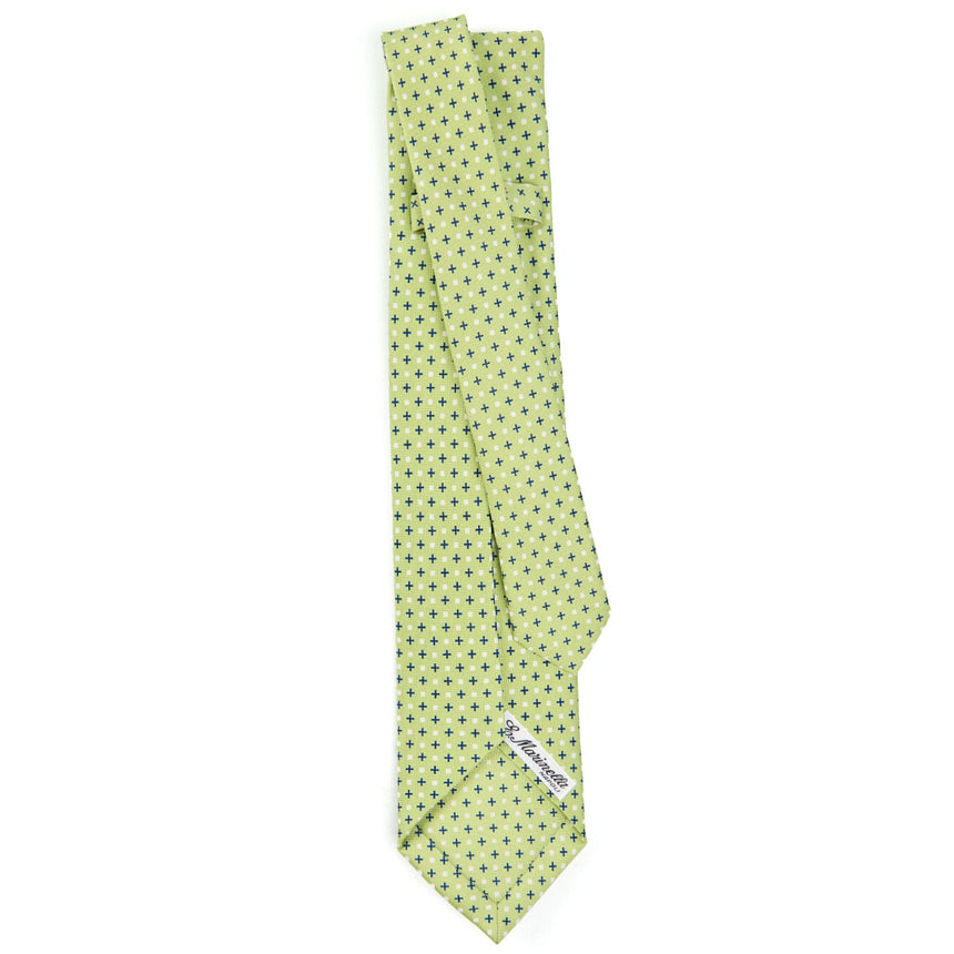 LIGHT GREEN 9 FOLD SARTORIAL SILK TIE