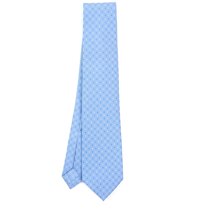 LIGHT BLUE 9 FOLD SARTORIAL SILK TIE