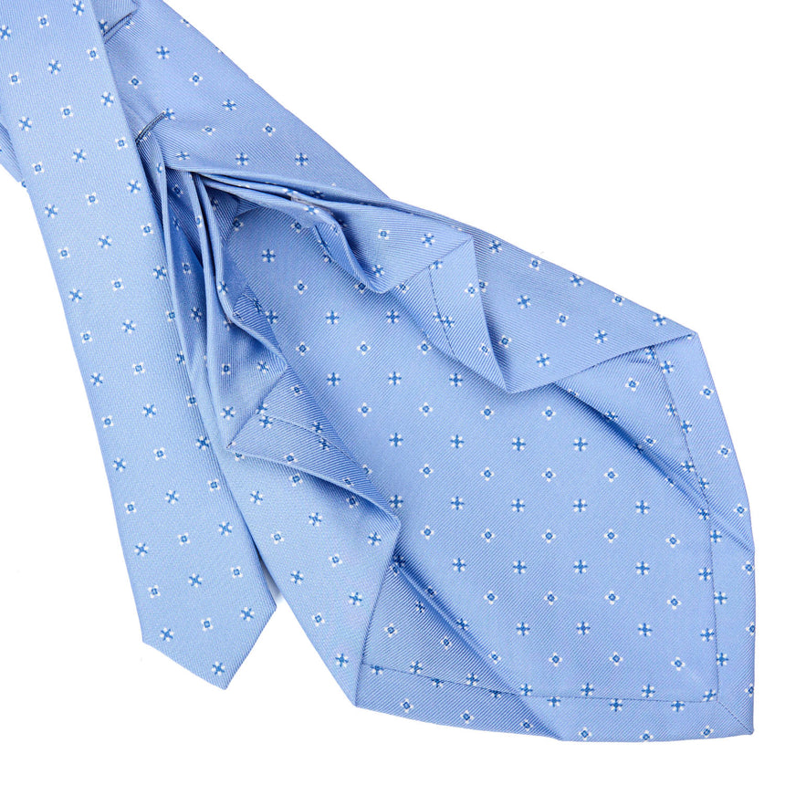 LIGHT BLUE 9 FOLD SARTORIAL SILK TIE