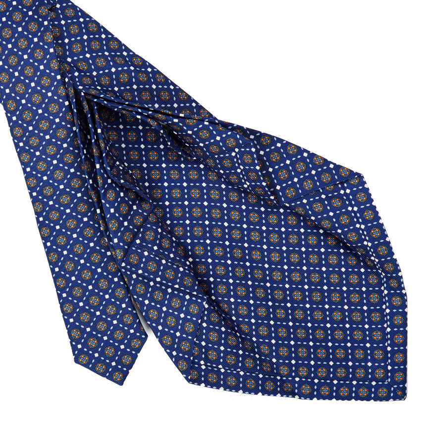 BLUE 9 FOLD SARTORIAL SILK TIE