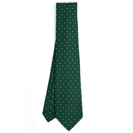 DARK GREEN 9 FOLD SARTORIAL SILK TIE