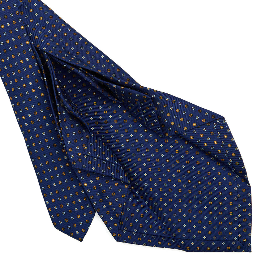 BLUE 9 FOLD SARTORIAL SILK TIE