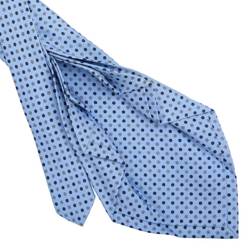 LIGHT BLUE 9 FOLD SARTORIAL SILK TIE