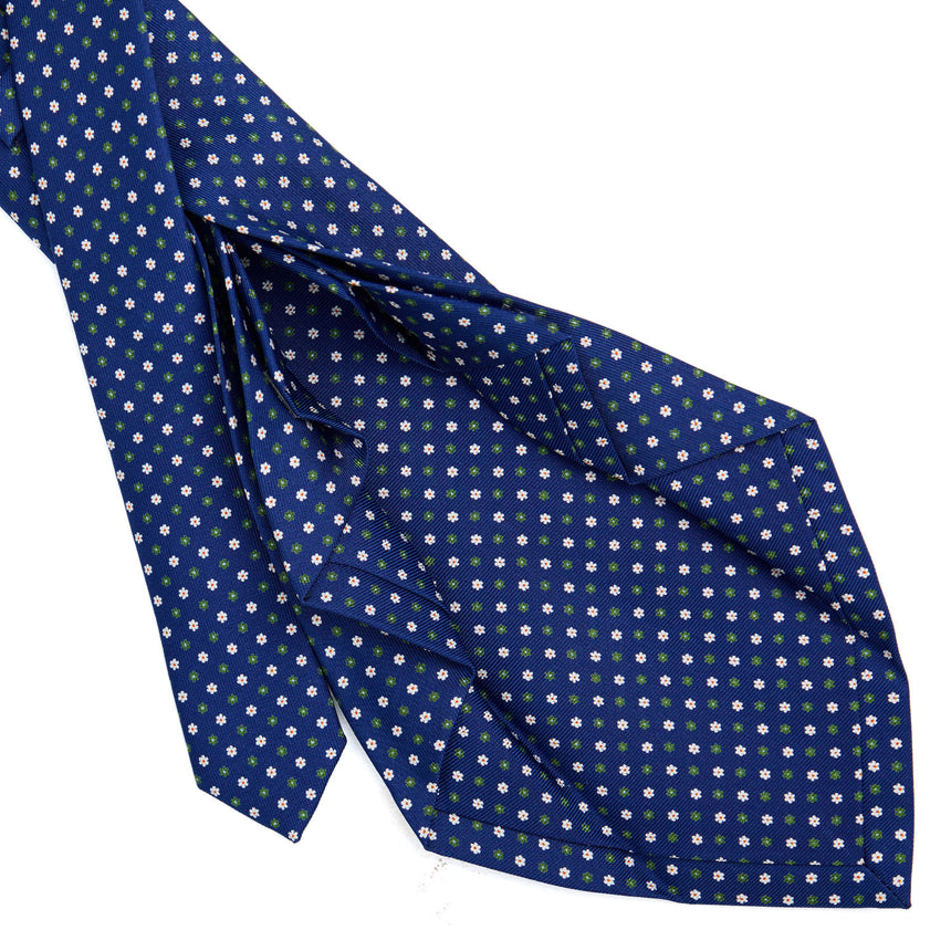 BLUE 9 FOLD SARTORIAL SILK TIE