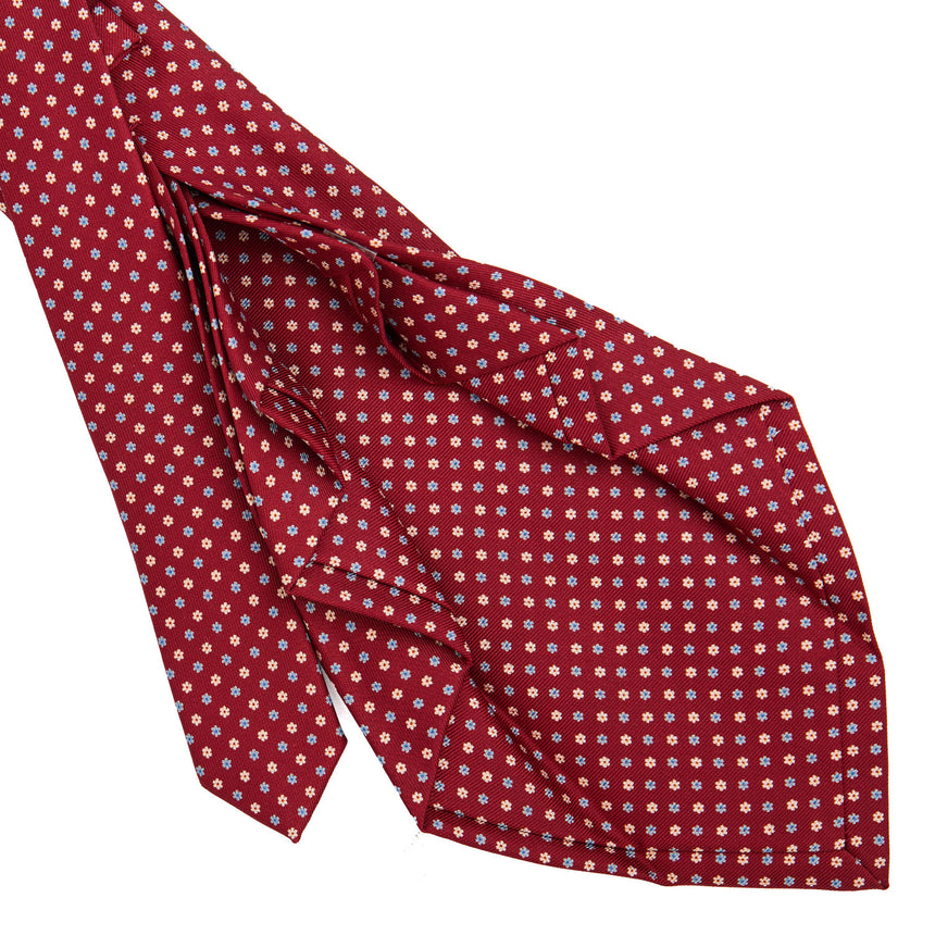 BURGUNDY 9 FOLD SARTORIAL SILK TIE