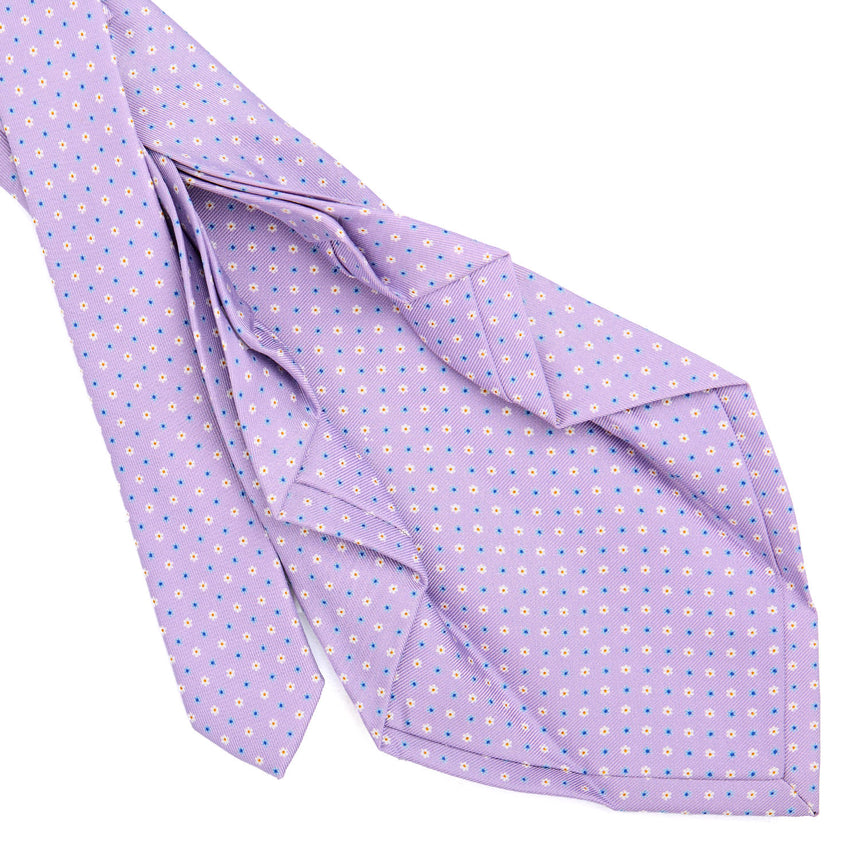 LILAC 9 FOLD SARTORIAL SILK TIE
