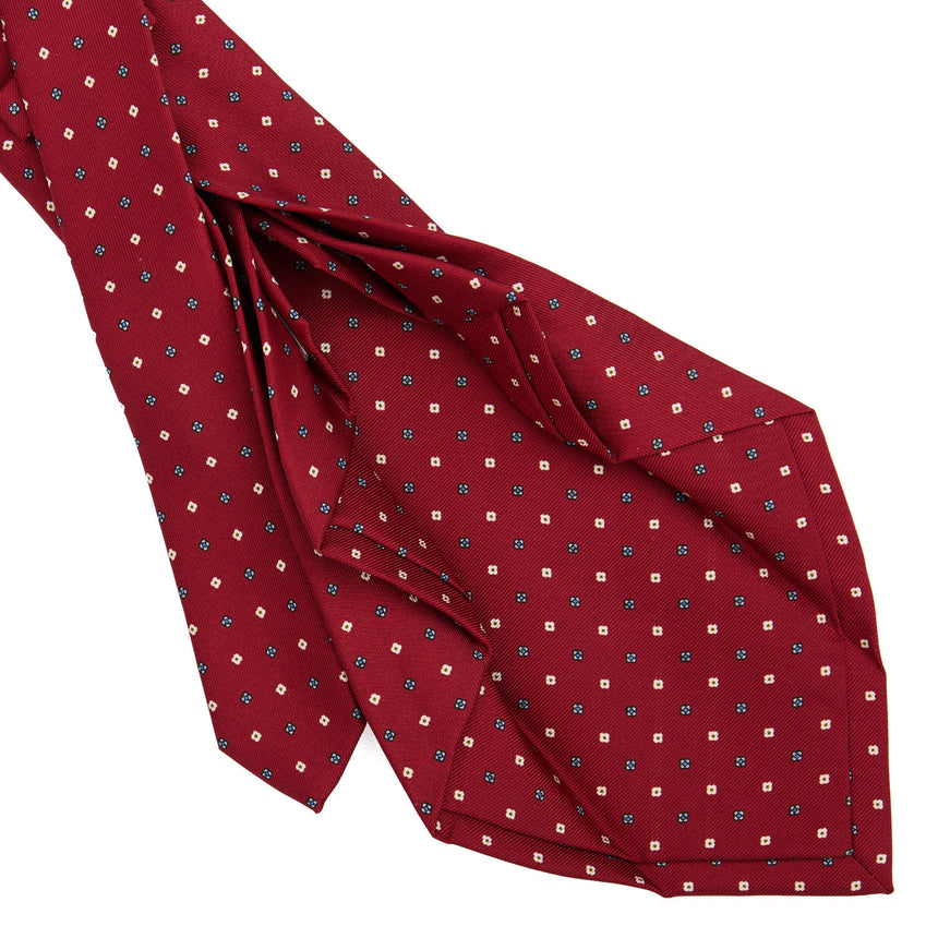 BURGUNDY 9 FOLD SARTORIAL SILK TIE