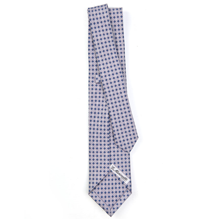 LIGHT GREY 9 FOLD SARTORIAL SILK TIE