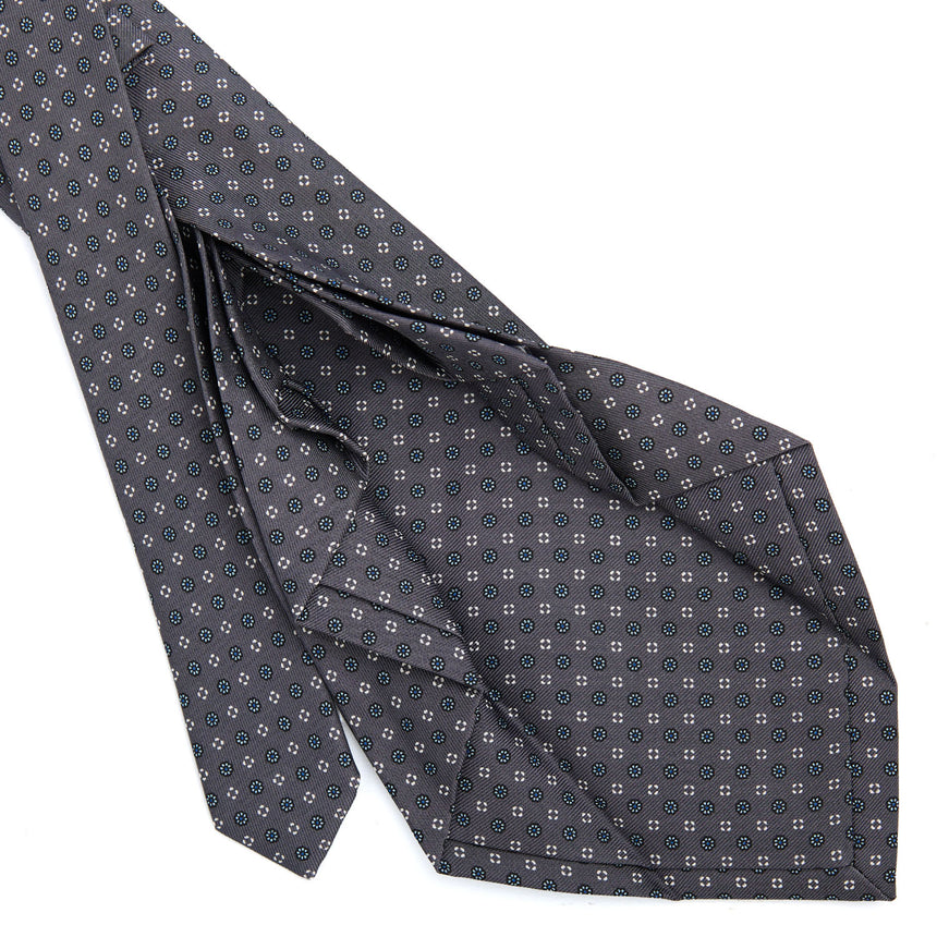 DARK GREY 9 FOLD SARTORIAL SILK TIE