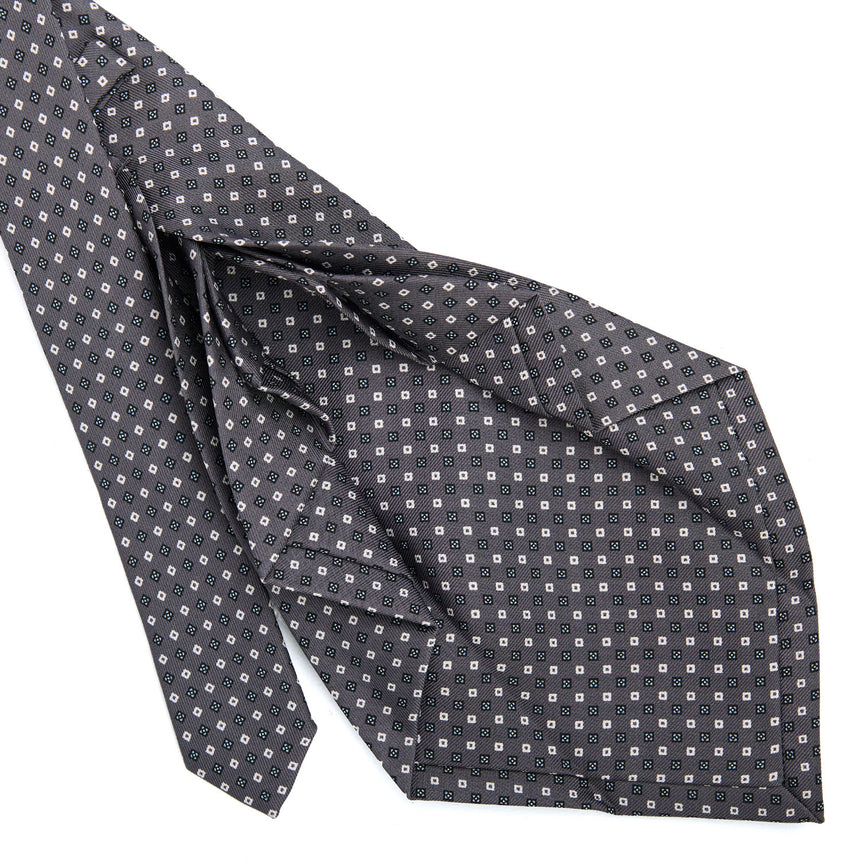 DARK GREY 9 FOLD SARTORIAL SILK TIE