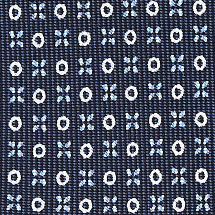 DARK BLUE 9 FOLD SARTORIAL SILK TIE