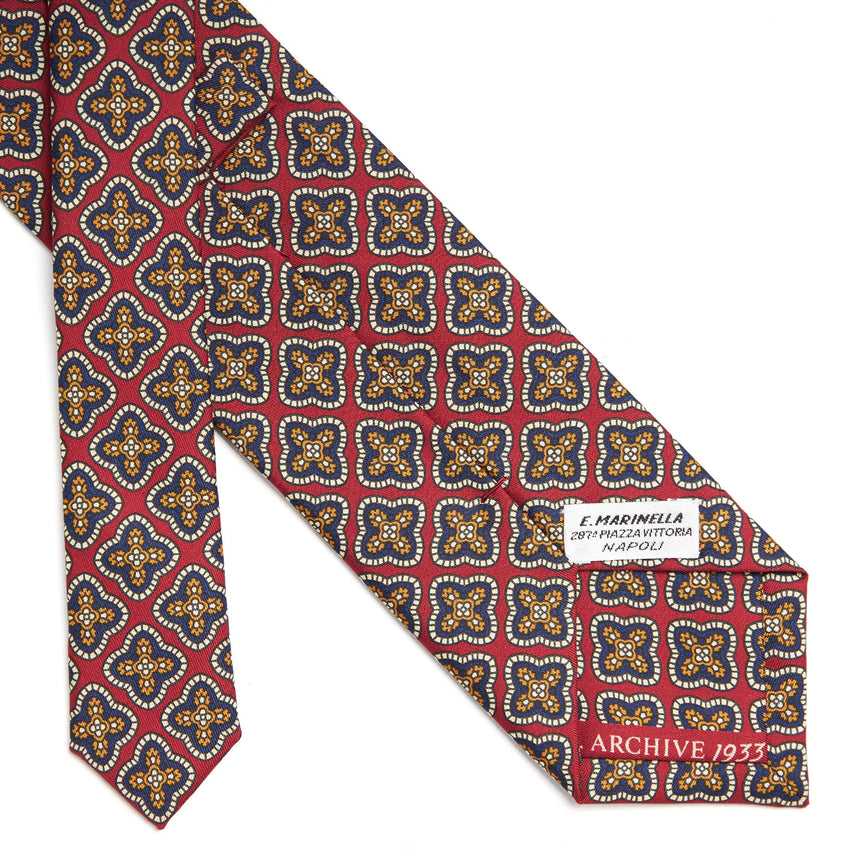 BURGUNDY SILK TIE