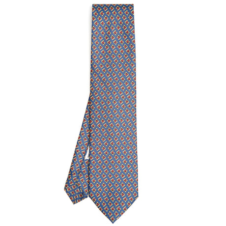 MID BLUE SILK TIE