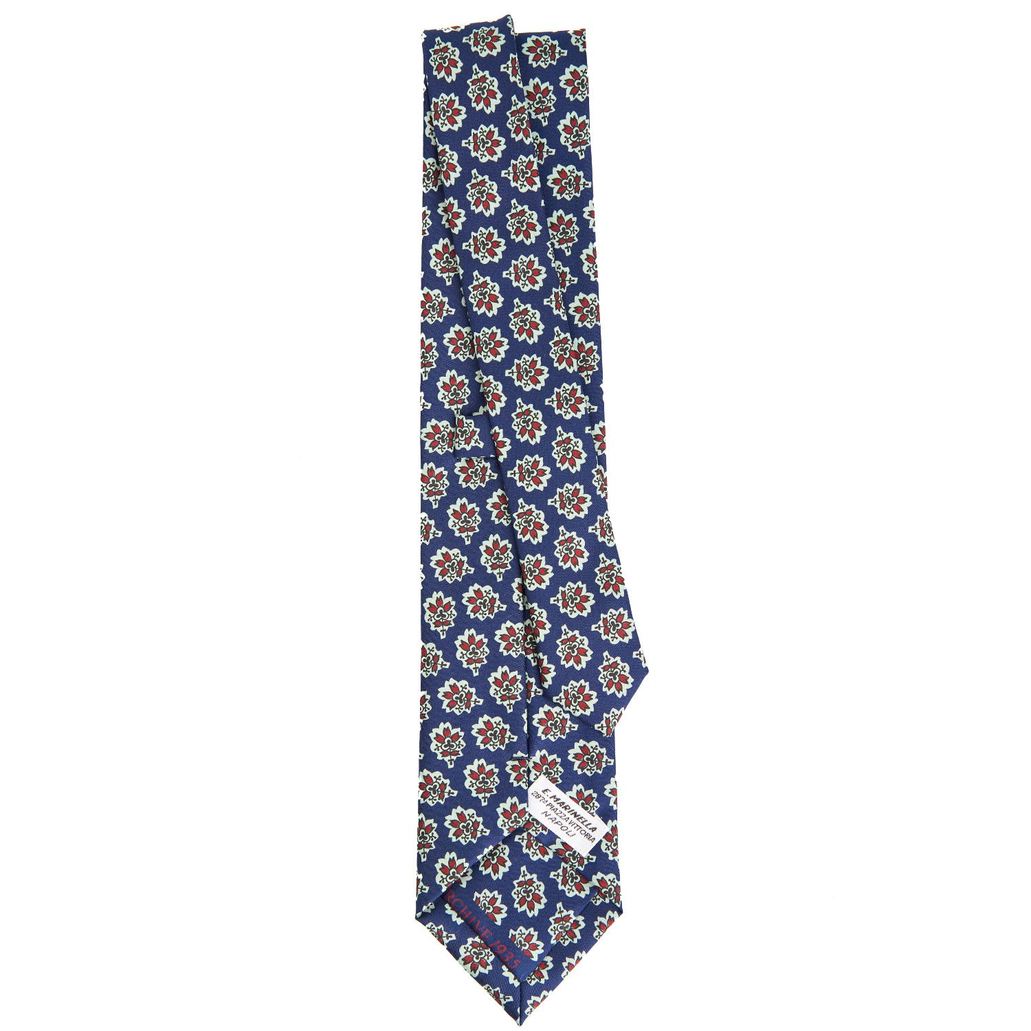 小物 E.Marinella Blue Silk Tie - Archivio Collection 1935-06 – E.Marinella