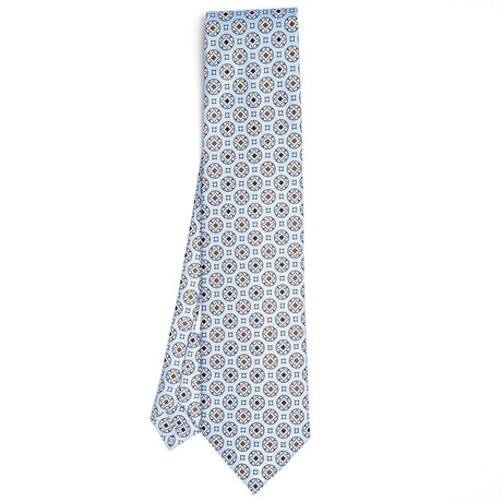 LIGHT BLUE SILK TIE