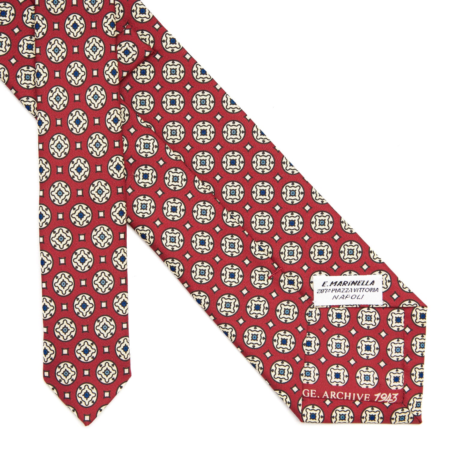 Red Silk Tie - Archivio Collection 1943-05 – E.Marinella