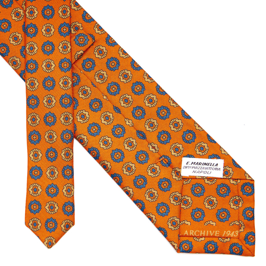 ORANGE SILK TIE