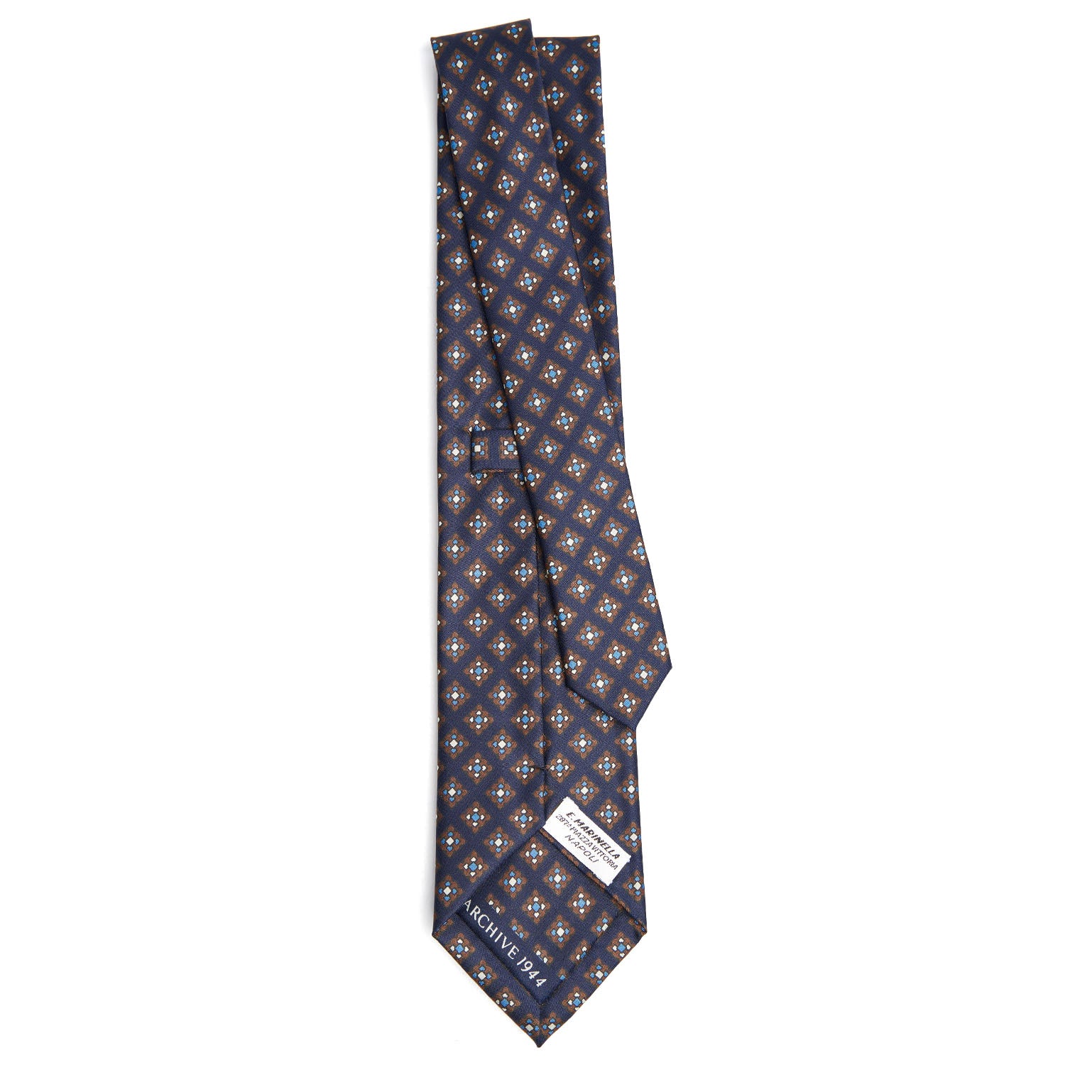Dark Blue Silk Tie - Archivio Collection 1944-04 – E.Marinella