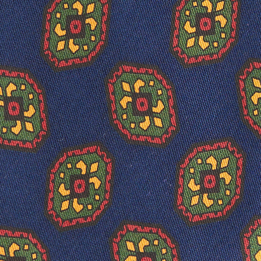 DARK BLUE SILK TIE