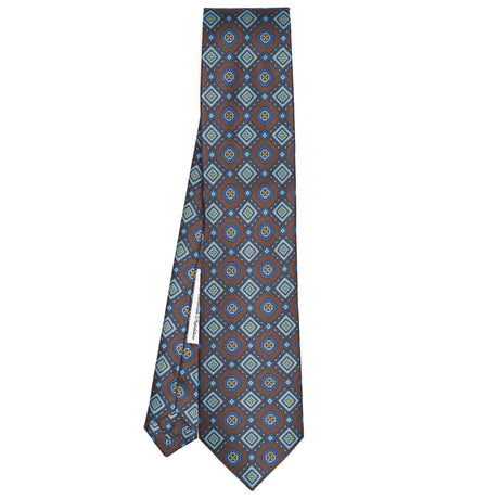 dark_brown_silk_tie_archivio_collection_1947_03_full_front_view