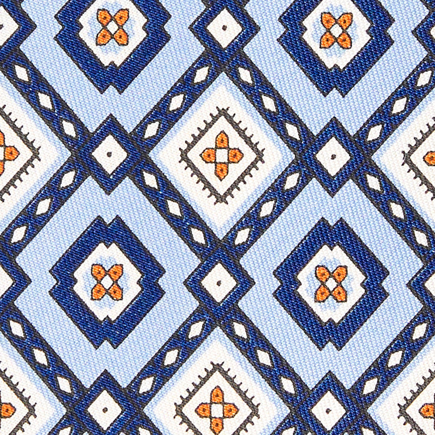 CRAVATTA IN SETA AZZURRO