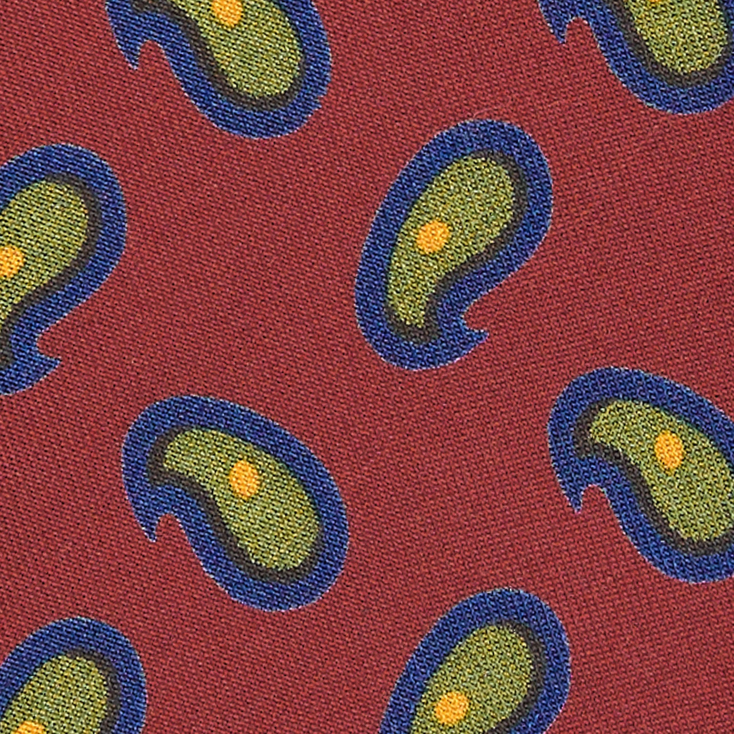 Red Sartorial Printed Silk Tie - Archivio Collection Year 1959 – E