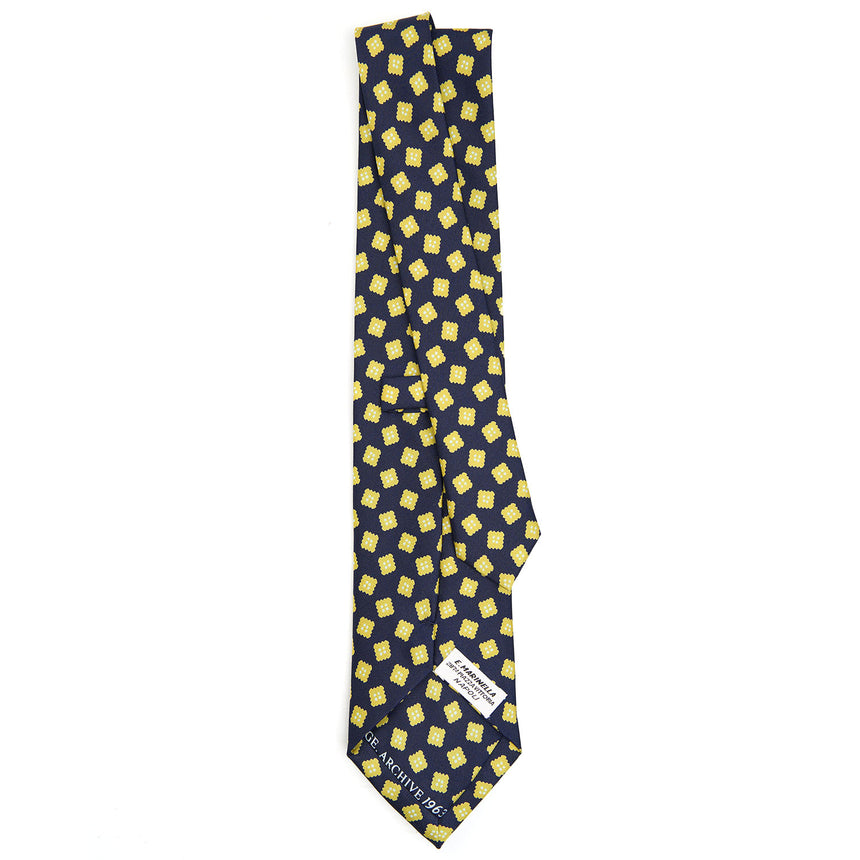 CRAVATTA IN SETA BLU SCURO