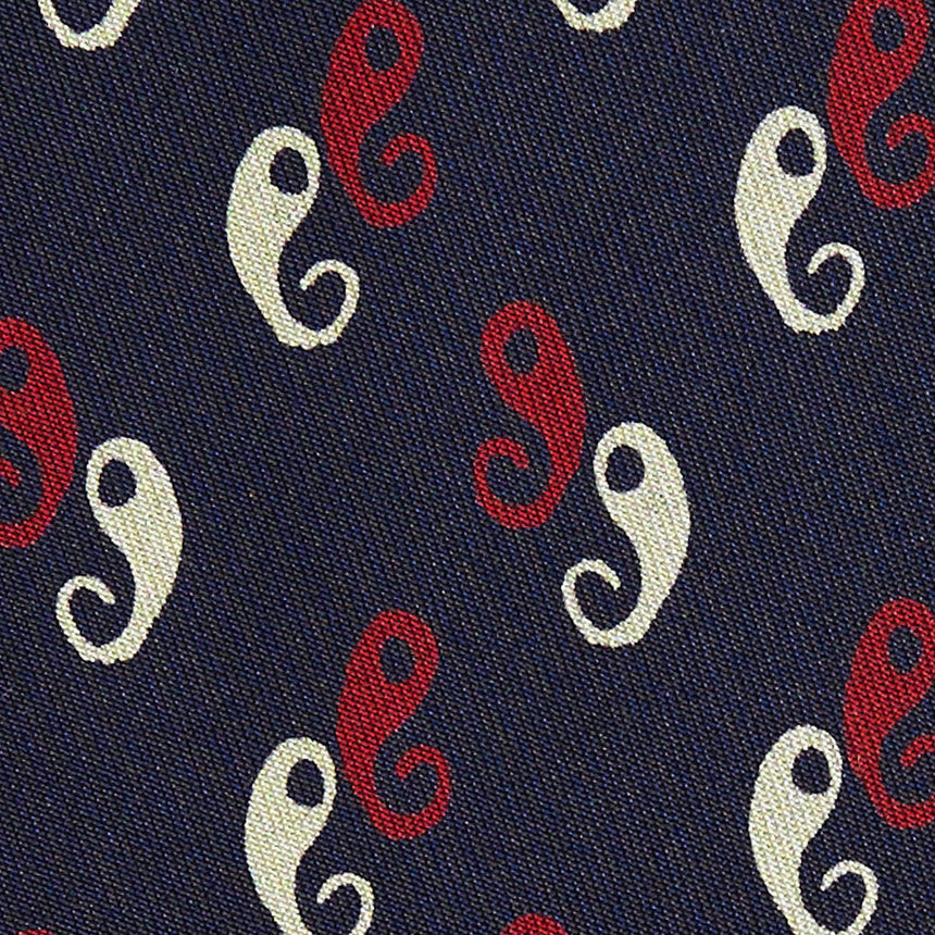DARK BLUE SILK TIE
