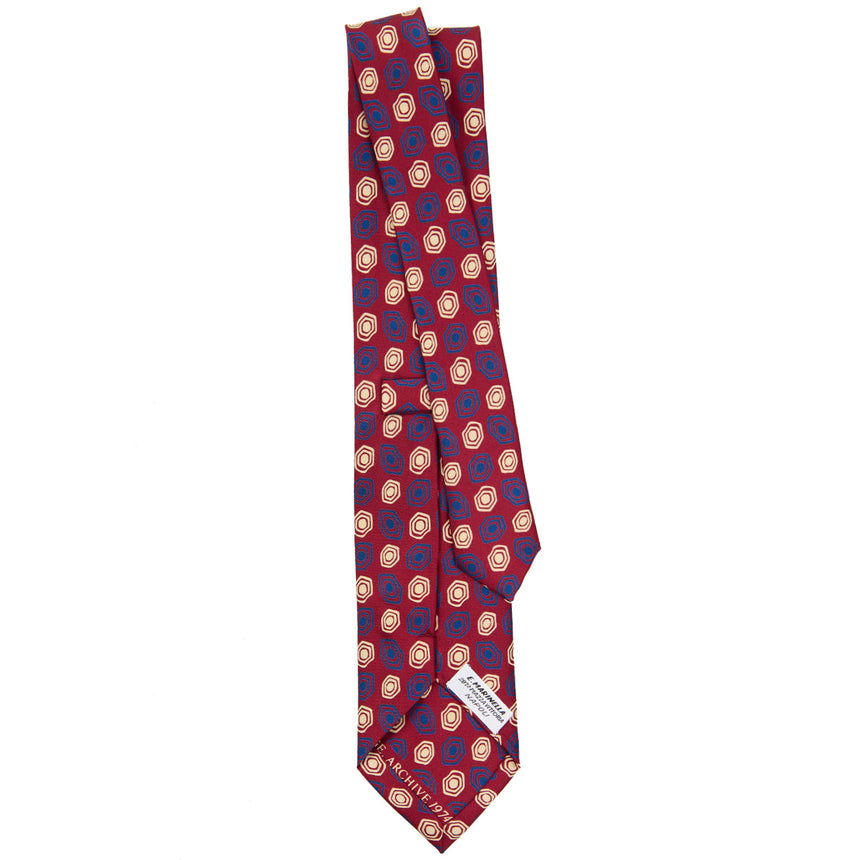 BURGUNDY SILK TIE