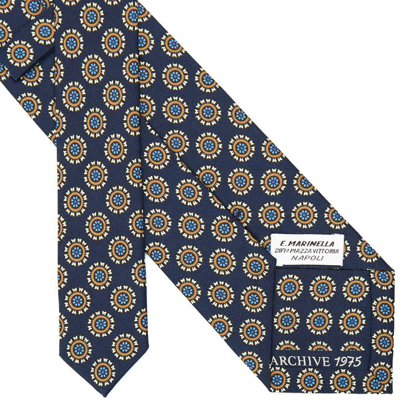 DARK BLUE SILK TIE