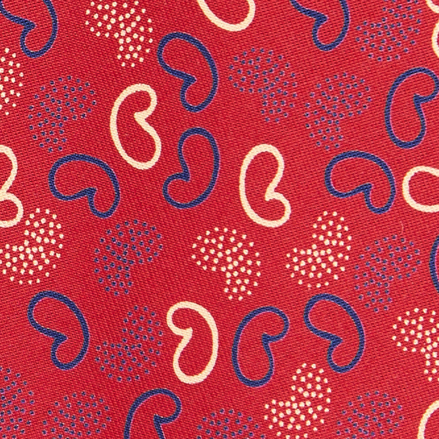 CRAVATTA IN SETA ROSSA