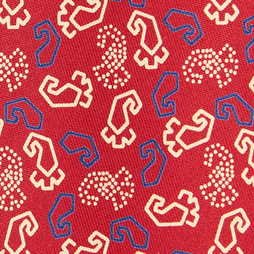 CRAVATTA IN SETA ROSSA