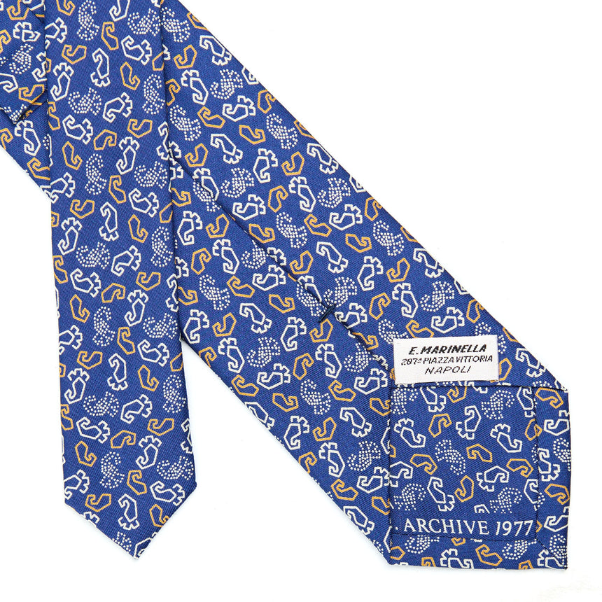 CRAVATTA IN SETA BLUETTE