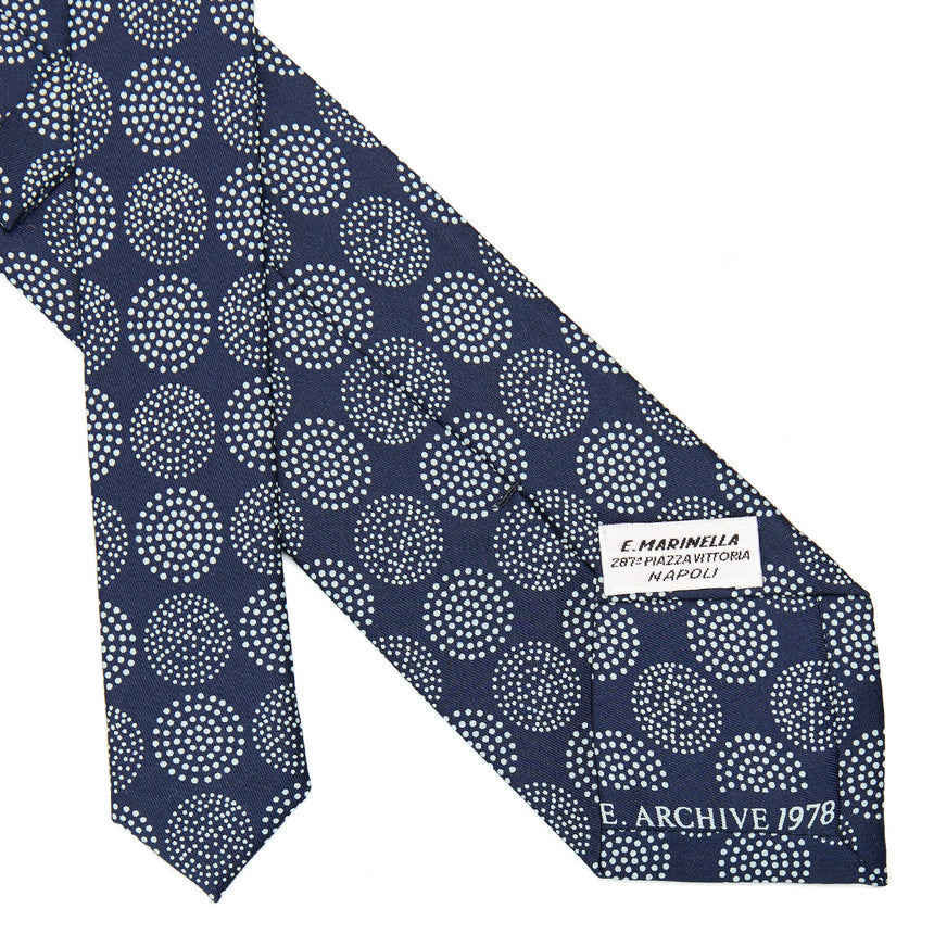 CRAVATTA IN SETA BLU SCURO