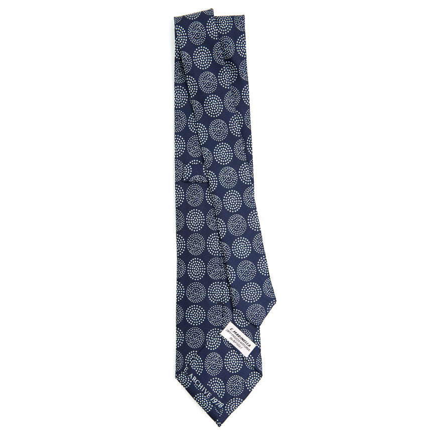 CRAVATTA IN SETA BLU SCURO