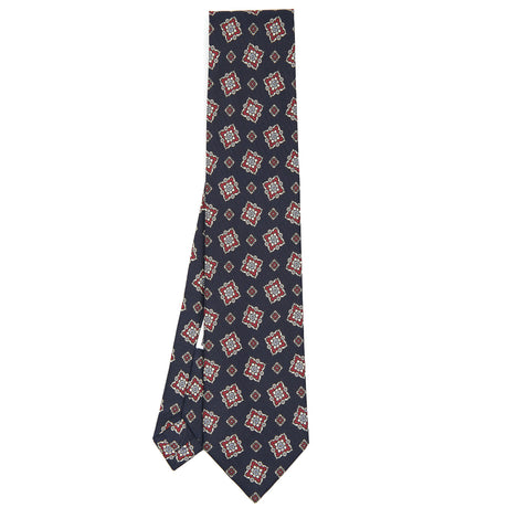 dark_blue_silk_tie_archivio_collection_1984_02_full_front_view