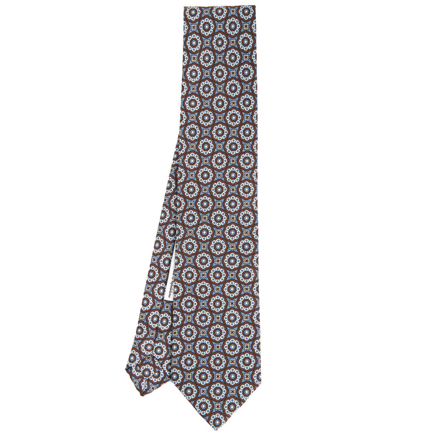 DARK BROWN SILK TIE