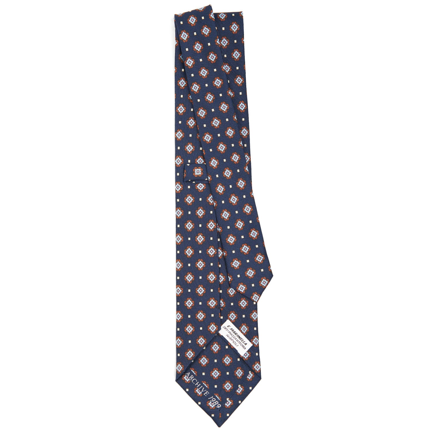 Dark Blue Archivio Collection Silk Tie 1989-02 – E.Marinella