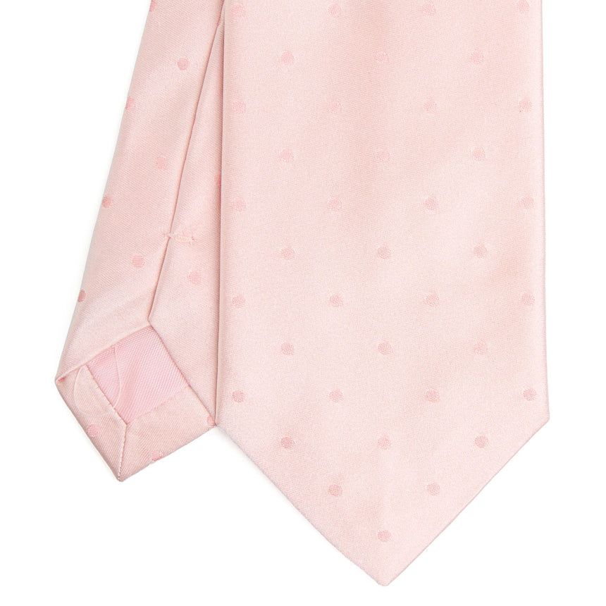 PINK CEREMONIAL SILK SATIN TIE